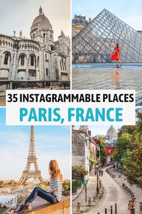 Unveil the magic of Paris with our guide to the most Instagrammable places in Paris France. This post is a must do in Paris, offering insights into the best photo spots and unique places to visit. Our Paris travel guide includes essential Paris travel tips and highlights the best things to do in Paris France. Perfect for those traveling to France, our guide ensures you experience the beauty of Paris. Add these top locations to your France travel itinerary and make your trip memorable. Paris And South Of France Itinerary, Travel Paris France, Top Things To Do In Paris, To Do In Paris, Pictures To Take In Paris, Best Things To Do In Paris, Paris Travel Aesthetic, France Travel Itinerary, Paris Spots