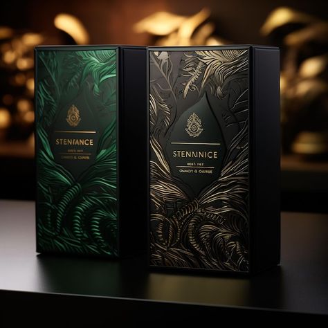 Perfume Box Design Creative, Luxury Tea Packaging Design, Perfume Box Design Ideas, Perfume Design Package, Parfume Package Designs, Perfume Box Design Packaging, Box Packaging Design Luxury, Perfume Packaging Design Boxes, Luxury Label Design