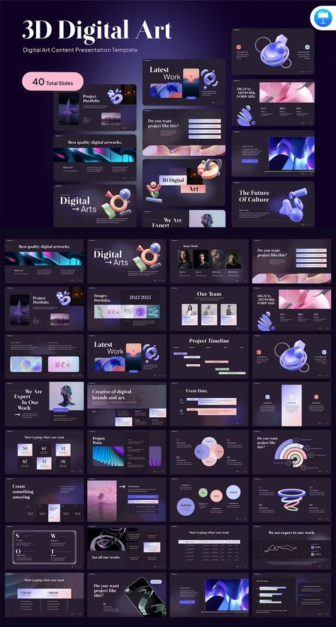 Unique Powerpoint Design, 3d Ppt Template, 3d Digital Art, Tiny Container House, Keynote Design, Ppt Template Design, Presentation Styles, Slides Design, App Interface Design