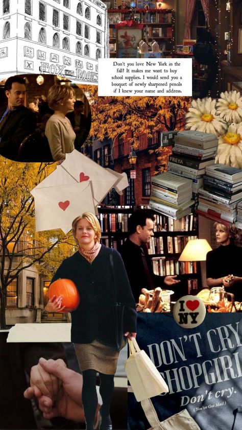 you’ve got mail 🍂 You've Got Mail Aesthetic, Youve Got Mail, Coffee Fall, Nyc Fall, Fall Mood Board, Autumn In New York, You've Got Mail, Pumpkin Spice Season, Iphone Design