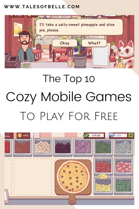 Relaxing Mobile Games, Cozy Gaming Wallpaper, Cool Mobile Games, Cozy Games To Play On Your Phone, Cosy Mobile Games, Relaxing Games For Iphone, Nintendo Switch Puzzle Games, Cozy App Games, Mobile Game Recommendations