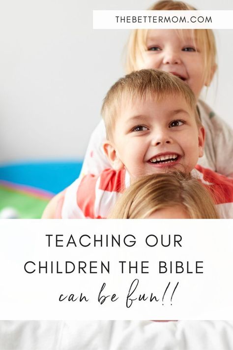 It is never too early OR late to start teaching our children the Bible and teaching our children the Bible can be fun! Check out this fabulous resource that will help you start today! Verses About Joy, Motherhood Tips, Raising Godly Children, How To Teach Kids, Faith Blogs, Parenting Plan, Object Lessons, Teaching Children, Before Baby