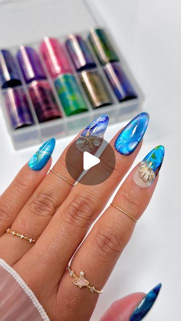 Nail Foil Art Ideas, Nail Transfer Foil Designs Ideas, Foil Transfer Nails, Foil Nail Designs Ideas, Nail Foils Designs, Foil Nails Acrylic, Nail Foil Tutorial, Extra Nails Designs, Nail Stickers Designs Ideas