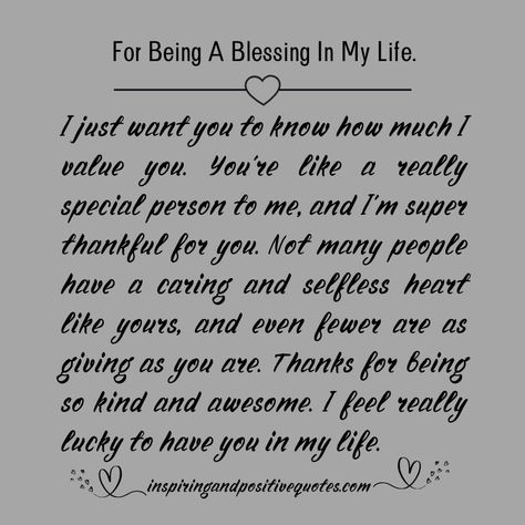 Gratitude for a Special Person in My Life. Thank You For Protecting Me Quotes, Appreciate The Good People In Your Life, You Are Such An Amazing Person Quotes, A Special Person Quote, Appreciate People Quotes Thankful For, Your My Favorite Person Quotes, Heartfelt Thank You Quotes, Thank You For Everything Quotes, To My Favorite Person Quotes