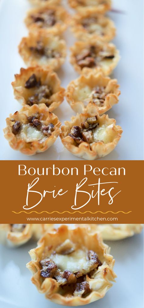 Brie Phyllo Cups, Brie Phyllo, Pecan Brie, Multicultural Recipes, Brie Appetizer, Chicory Recipe, Phyllo Cups, Pinterest Food, Pastry Appetizer