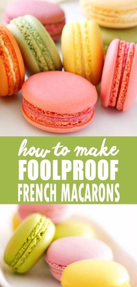 Easy Macaroons Recipe, Macaron Pistache, Macarons Recipe Easy, French Macaroon Recipes, Kue Macaroon, French Macarons Recipe, Macaroon Cookies, Macaron Cookies, French Macaroons