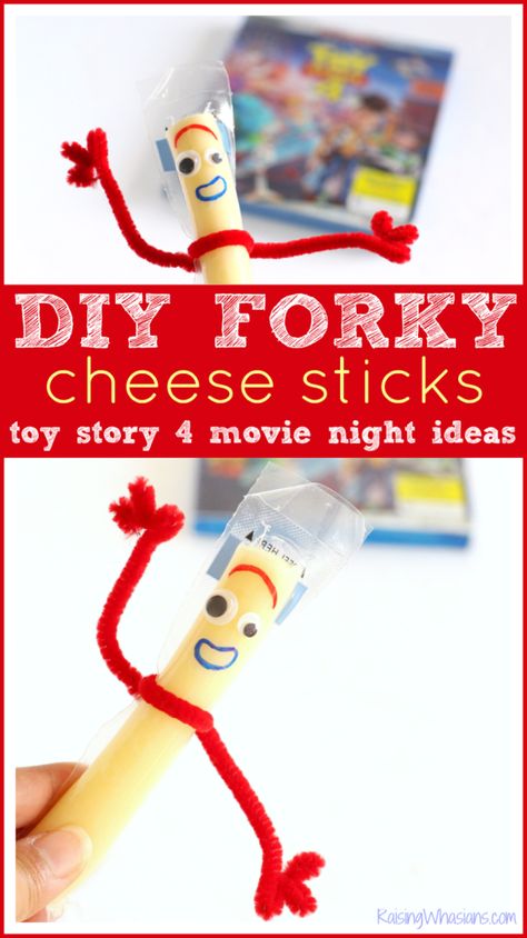 Forky Snack Idea to Celebrate Toy Story 4 on Blu-ray #toystory4 #toystory #forky #kids #kidssnacks #kidsnack #healthysnack #diy #snackidea #partyidea #partyplanning #partyfood #disneyparty #partyideas (AD) Fun Party Food Ideas, Healthy Kid Snacks, Fun Party Food, Toy Story Food, Buzz Lightyear Birthday Party, Buzz Lightyear Party, Pixar Party, Toy Story Crafts, Buzz Lightyear Birthday