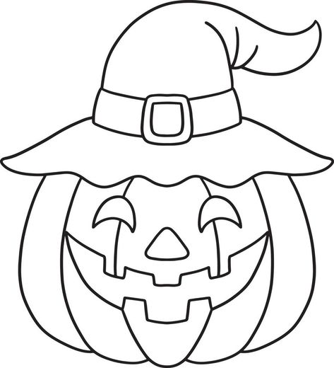 calabaza bruja halloween aislado página para colorear Spooky Halloween Pictures Art, Printable Halloween Images, Pumpkin Hunt, Halloween Pumpkin Coloring Pages, October Pictures, Halloween Coloring Pictures, Halloween Colouring, August Art, Pumpkin Coloring