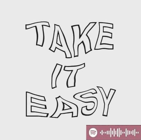 Easy Does It Quotes, Plakat Design Inspiration, Typography Aesthetic, Theme Tattoo, Pola Sulam, Happy Words, Take It Easy, Pretty Words, Wall Collage