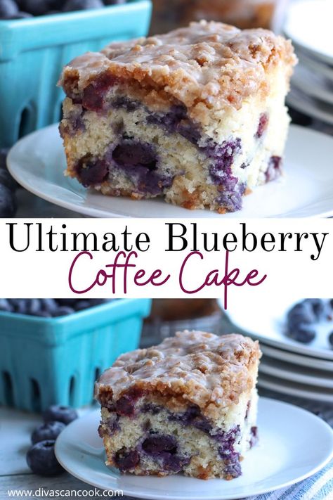 Blueberry Recipes Easy, Blueberry Buttermilk Breakfast Cake, Fresh Blueberry Recipes, Blueberry Coffee Cake Recipe, Blueberry Desserts Recipes, Breakfast Cake Recipes, Breakfast Coffee Cake, Coffee Cake Recipes Easy, Blueberry Breakfast Cake