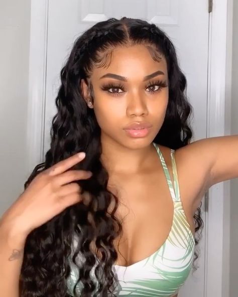 Hair Black Women, Short Ombre Hair, Wigs Glueless, Curl Hair, Short Hair Wigs, 100 Human Hair Wigs, Curly Lace Front Wigs, Baddie Hairstyles, Hair Black