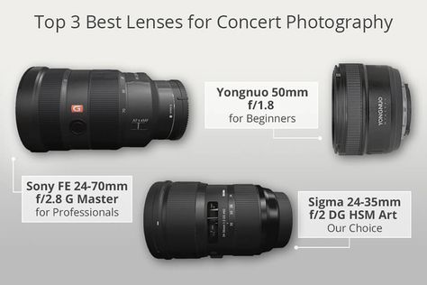 10 Best Lenses for Concert Photography in 2020 Concert Photography Tips, Photography Lenses, Photography 101, Photography Gear, Concert Photography, Cinematic Photography, Photo Retouching, Zoom Lens, Best Camera