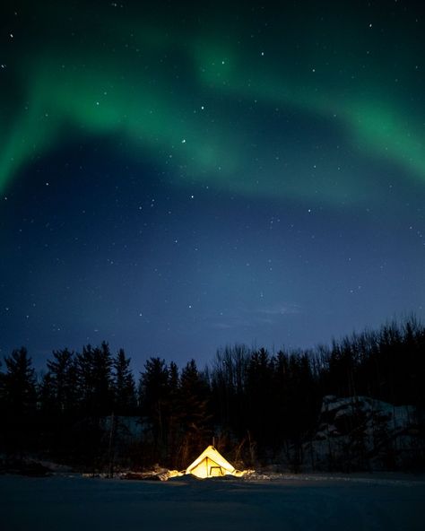 Where to Winter Camp in Saskatchewan - The Lost Girl's Guide to Finding the World Northern Lights Painting, Camping Safety, Winter Car, Winter Camping, Lost Girl, The Northern Lights, Adventure Park, Cross Country Skiing, Girl Guides