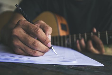 Simple Songwriting Guide: How to Write Song Lyrics in 7 Steps Songwriting Guide, Write Song Lyrics, Song Structure, Aly Martinez, Lyric Writing, Rhyming Couplet, Writing Lyrics, Scared To Love, Rhyme Scheme