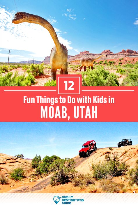 Dreaming about a family vacation to Moab, UT and looking for things to do? We’re FamilyDestinationsGuide, and we’re here to help: Discover the most fun things to do in Moab with kids - so you get memories that last a lifetime! #moab #moabthingstodo #moabwithkids #moabactivities Utah Summer Bucket List, Zion National Park With Kids, Utah Living, Western Vacation, Utah With Kids, Utah Activities, Things To Do In Utah, Utah Summer, Zion Utah