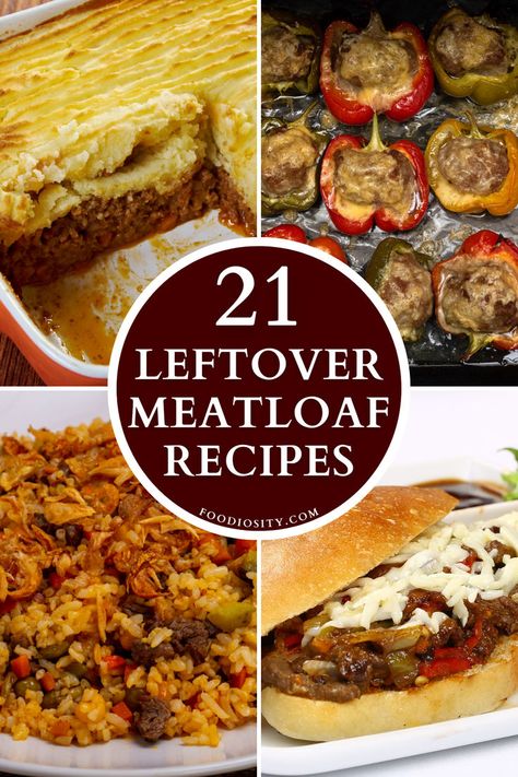 Leftover Meatloaf Recipes, Leftover Meatballs, Meatloaf Casserole, Bbq Meatloaf, Leftover Meatloaf, Hotdish Recipes, Meatloaf Sandwich, Meatloaf Dinner, Leftover Beef