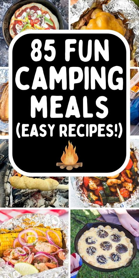 Easy summer camping meals! These fun camping meals easy make ahead recipes, meal ideas for camping easy recipes, camping recipes easy outdoor cooking, easy dutch oven recipes for camping meal ideas, premade food for camping meal ideas, best camping meals for large groups, easy camping meals dinner over fire, food for camping aesthetic, easy food for camping ideas, cast iron camp food ideas, foil packets for camping campfire foods, campfire cooking recipes kids, easy camping dinner ideas families Easy Keto Camping Meals, Summer Camping Meals, Easy Camping Dinner Ideas, Quick Camping Meals, Camper Meals, Camping Dinner Ideas, Easy Camping Dinners, Campfire Cooking Recipes, Vegetarian Camping