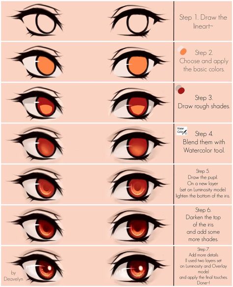 Hand Poetry, Mata Manga, Regard Animal, How To Draw Anime Eyes, How To Draw Anime, الفن الرقمي, Eyes Beautiful, Eye Drawing Tutorials, Drawing Eyes