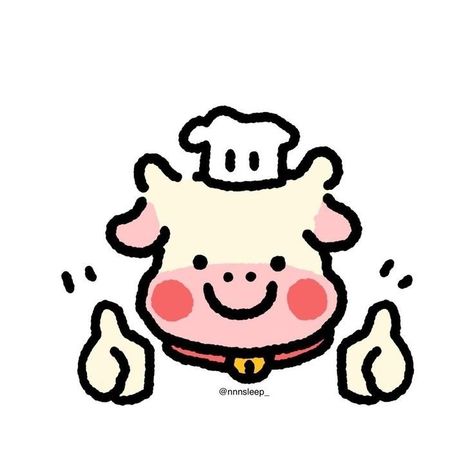 Cow Icon, Cute Images, Doodle Art, Cute Wallpapers, Aesthetic Wallpapers, Cow, Hello Kitty, Doodles, Kitty