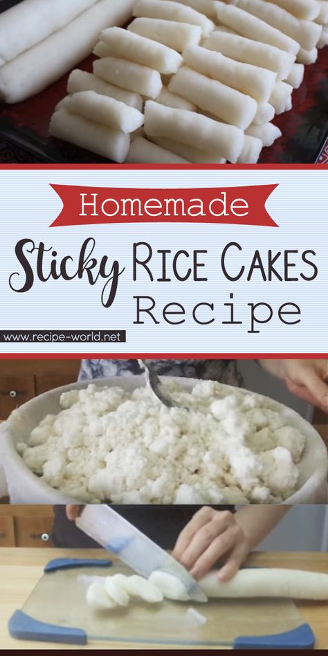 Sticky Rice Cake Recipe, Rice Cakes Recipe, Koreansk Mad, Koreansk Mat, Mukbang Food, Sticky Rice Cakes, Sticky Rice Cake, Sweet Sticky Rice, Sticky Rice Recipes