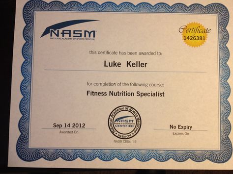 Who has two thumbs, is a NASM Certified Personal Trainer, and just certified as a NASM Fitness Nutrition Specialist?.. This guy! 👍👍 Nasm Certification, Personal Trainer Certification, Nutrition Specialist, Nasm Cpt, Certified Personal Trainer, Sports Medicine, Fitness Nutrition, Personal Training, This Guy