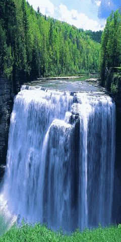 Waterfall Beautiful, Letchworth State Park, Beautiful Waterfalls, Alam Yang Indah, Pretty Places, Amazing Nature, Nature Pictures, Nature Photos, Beautiful World