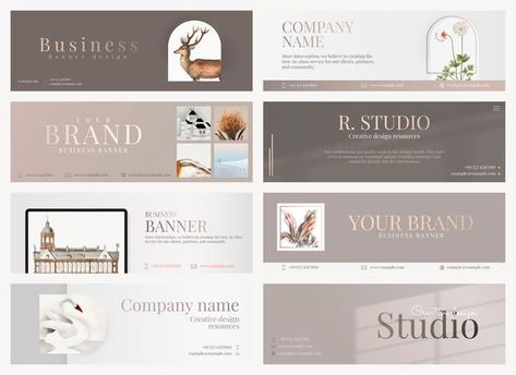 Rosé Twitter Header, Twitter Header Template, Header Template, Company Banner, Elegant Banners, Aesthetic Business, Linkedin Banner, About Rose, Social Templates