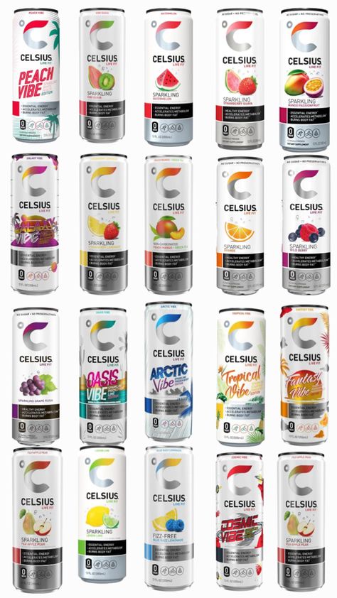 Celsius Energy Drink, Best Energy Drink, How To Brew Kombucha, Cute Middle School Outfits, Strawberry Guava, Workouts For Teens, Cute Christmas Gifts, Healthy Energy, Lunch Snacks