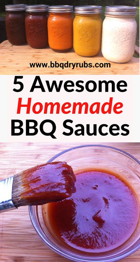 Bbq Sauce Recipes, Bbq Sauce Homemade Easy, Meat Bbq, Homemade Bbq Sauce Recipe, Homemade Bbq Sauce, Barbecue Sauce Recipes, Bbq Sauces, Homemade Barbecue Sauce, Homemade Condiments