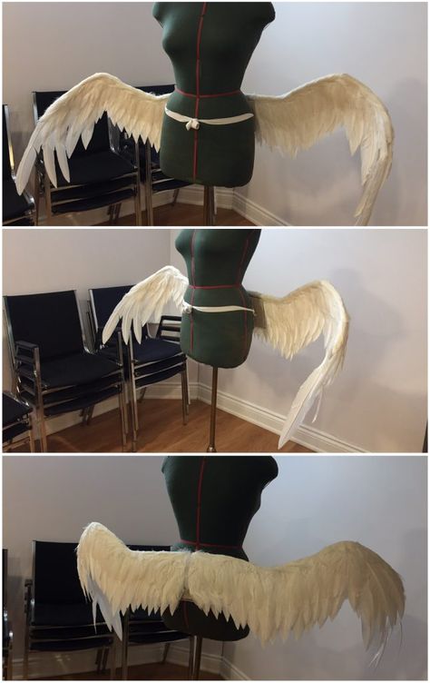 Wing Cosplay Tutorial, Diy Wings Costume, Cosplay Wings Tutorial, Seraphim Costume, Wing Ears, Articulating Wings, Wings Costume Diy, Wings Ideas, Angel Wings Cosplay