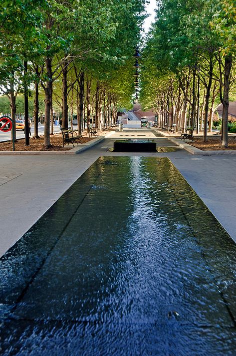 Reflective Pool, Battery Park City, Water Architecture, Fountain City, Pool Water Features, Urban Landscape Design, Battery Park, Reflecting Pool, Urban Park