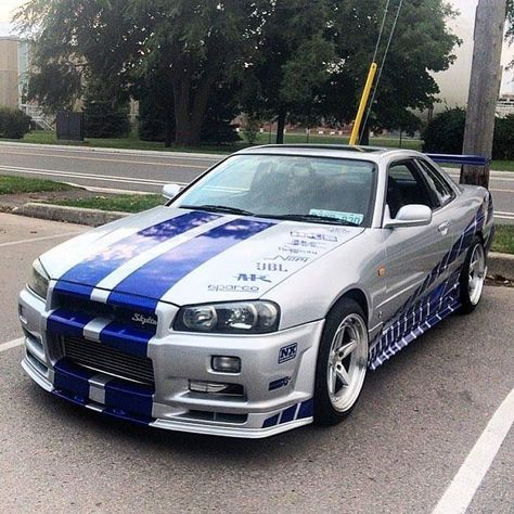 Missing Brian 🤧 Brians Nissan Skyline, Brian Skyline, Gtr Nismo, Nissan Gtr R34, Gtr Car, Skyline Gtr R34, Мотоциклы Cafe Racers, R34 Gtr, Gtr R34