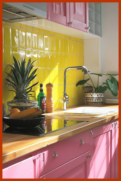 Get Creative in Your Kitchen with These Ceramic Backsplash Designs Small Kitchen Backsplash, Geometric Tile Backsplash, Colorful Kitchen Backsplash, Penny Tile Backsplash, Unique Kitchen Backsplash, Rustic Backsplash, Ceramic Tile Backsplash, Colorful Backsplash, Unique Kitchen Design