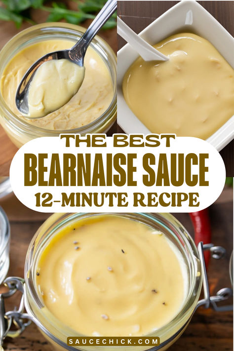 Bearnaise Sauce Recipe Bernice Sauce, Steak With Bearnaise Sauce, Steak And Bernaise Sauce, Easy Bearnaise Sauce, Roast Beef Sauce Recipe, Berblanch Sauce, Bernaise Sauce Easy Blender, Madeira Sauce Recipe, A-1 Sauce Recipes