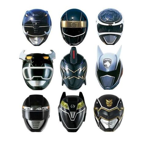 Power Ranger Helmet, Power Rangers Black Ranger, Power Rangers Mask, Black Power Ranger, Power Rangers Black, Power Rangers Helmet, Kon Bleach, Power Ranger Black, Black Ranger