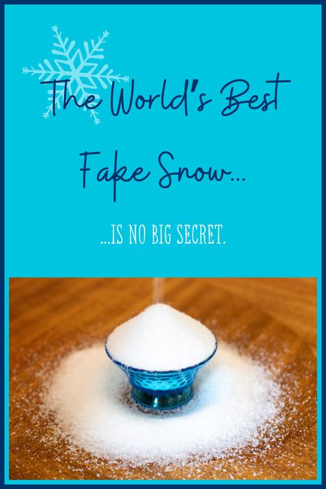 I Accidentally Discovered the Best (and Cheapest) Fake Snow! Easy Fake Snow Recipe, How To Make Snow Paint, Diy Fake Snow For Christmas Village, Winter Diarama Ideas, Christmas Village Snow Ideas, How To Make Fake Snow For Crafts, Diy Fake Snow For Crafts, Diy Fake Snow Decoration, Fake Snow For Christmas Village