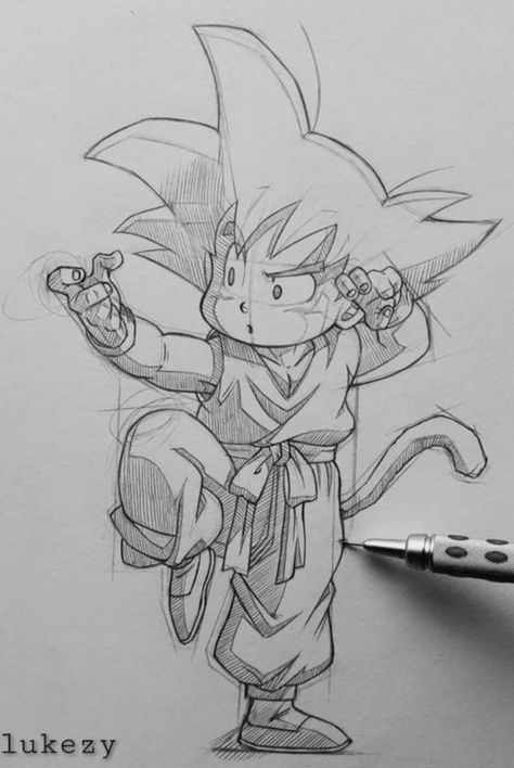 Dbz Drawings, Goku Drawing, Naruto Sketch Drawing, Dragon Ball Painting, Best Anime Drawings, Dragon Ball Art Goku, Anime Drawing Books, Dragon Ball Artwork, Hand Art Drawing