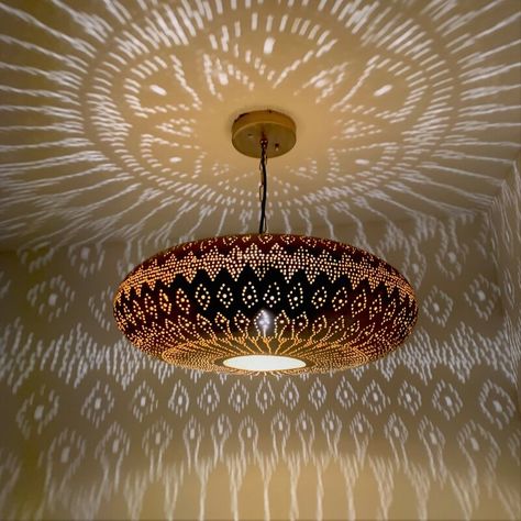 Moroccan Light Fixture, Moroccan Chandelier, Moroccan Pendant Light, Moroccan Ceiling, Moroccan Ceiling Light, Boho Lighting, Brass Ceiling Lamp, Style Marocain, Moroccan Lighting