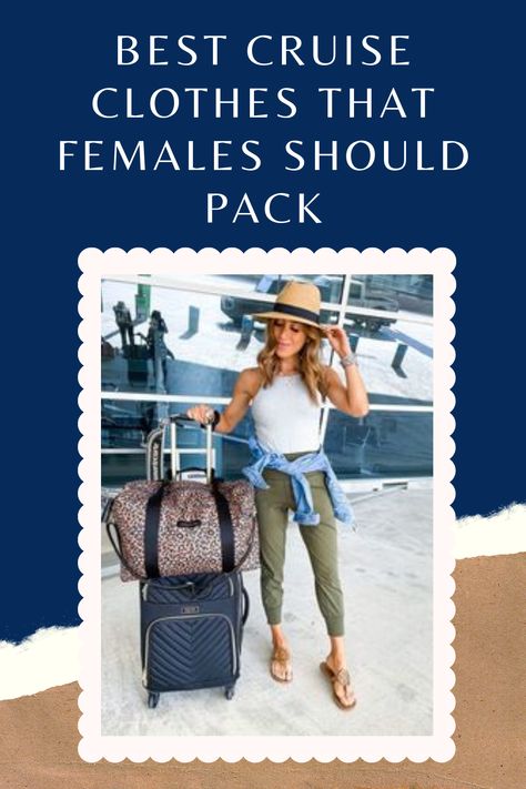 👗🚢 Ladies, pack with style! Discover essential cruise clothes for every female traveler, from beach chic to elegant evenings. Cruise confidently and create unforgettable memories! ⚓✨ #CruiseFashion #TravelInStyle 🌊👒 Travel Outfit Cruise, Cruise Style Women, Clothes To Take On A Cruise, Wardrobe For Cruise, Cruise Lounge Wear, Packing For Carribean Cruise, Carry On Bag For Cruise, Clothes To Wear On A Cruise Outfit Ideas, Trendy Cruise Outfits For Women