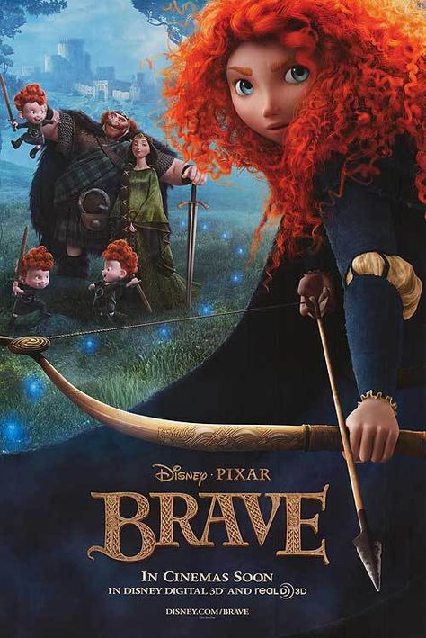 Brave Movie, Merida Disney, Animated Movie Posters, Good Animated Movies, Robbie Coltrane, Animation Disney, Disney Brave, Disney Princess Movies, Princess Movies