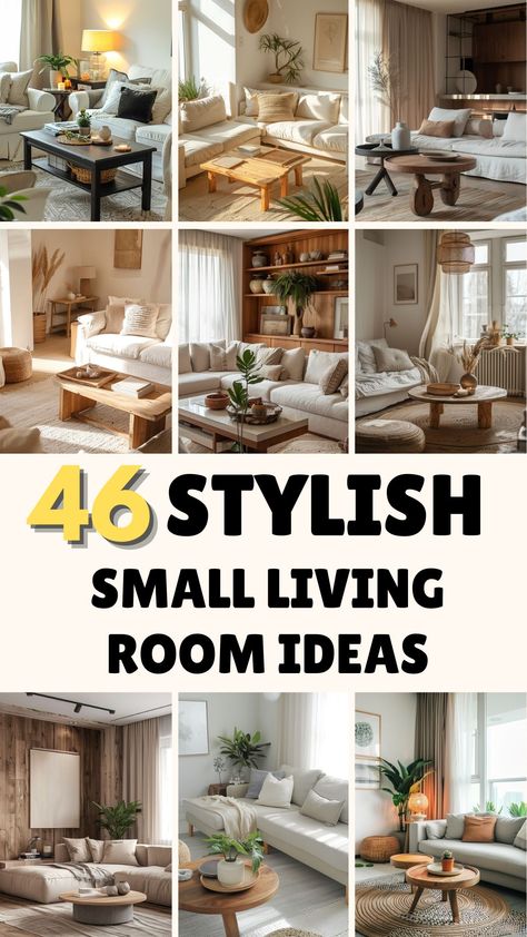 47 Stylish Small Living Room Decor Ideas - DecorWithEva Small Living Room Decor Ideas, Small Living Room Furniture, Small Living Room Layout, Narrow Living Room, Small Family Room, Living Room Furniture Layout, Living Room Furniture Arrangement, Fall Living Room, Living Room Arrangements