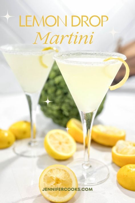 Whip up the ultimate Lemon Drop Martini with fresh lemons, smooth vodka, and a homemade sugared rim. Perfectly balanced, zesty, and refreshingly tart, this easy cocktail is a must-try for every home bartender looking to dazzle with classic cocktail recipes. Cheers to vibrant flavors in every sip!

#CocktailHour #MixologyMagic #RefreshingSips #CitrusCocktails #CheersToGoodTimes #ThirstyThursday #SignatureCocktails #SummerSips #recipe #jennifercooks Lemon Martini Recipes, Lemontini Recipe, Lemondrop Martini Recipe, Lemon Vodka Drinks, Lemondrop Martini, Lemon Cocktails, Lemon Drop Martini Recipe, Lemon Martini, Lemon Drop Cocktail