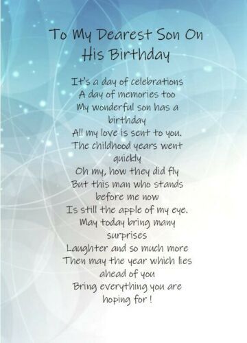 Love My Son Quotes, Son Poems, Son Quotes From Mom, Birthday Verses For Cards, Son Birthday Quotes, Prayer For My Son, Birthday Verses, Birthday Prayer, Birthday Wishes For Son