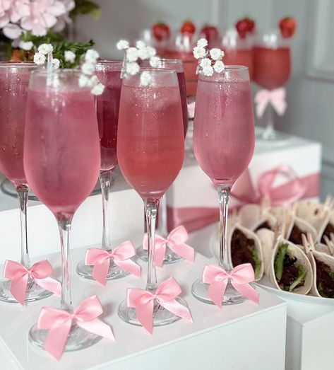 Food by Rukaiya | Pretty in pink- Bridal Shower 🎀 Obsessed with the bows!!! #foodspread #foodie #foodlover #tabledecor #bow #bowtheme #bridal... | Instagram Pink Bridal Brunch Decor, Hot Pink And White Bridal Shower Ideas, Pink Brunch Theme, All Pink Bridal Shower Ideas, Pink Party Activities, Bridal Shower Light Pink, Pretty In Pink Bachelorette Party Decor, Bridal Shower Afternoon Tea, Pink Bow Wedding