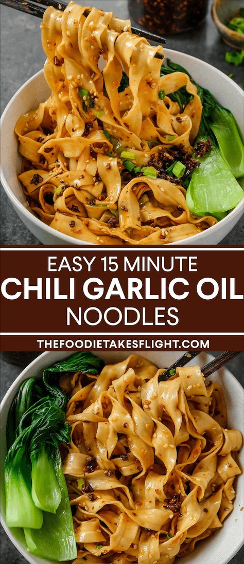 Garlic Oil Noodles, Canton Noodles, Remedies For Oily Skin, Exercises For Pregnant Women, Pancit Canton, Oil Noodles, Lowering Blood Pressure, Vegan Chinese, Chili Recipe Crockpot