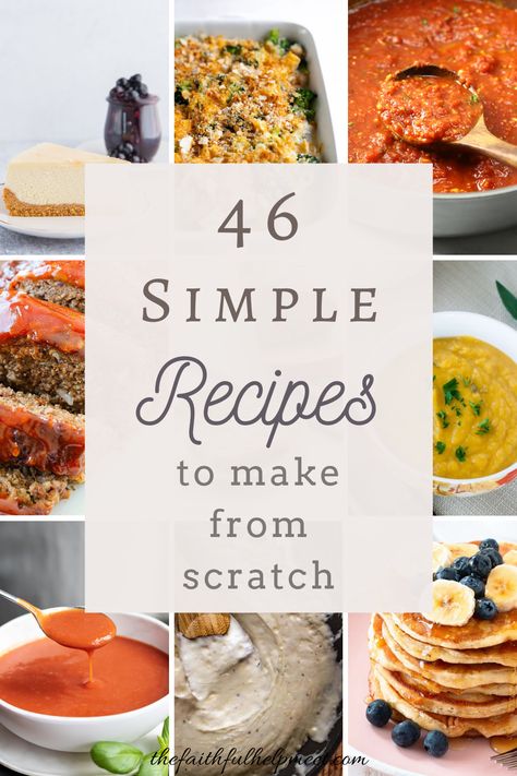 Cook From Scratch, Us Money, Make From Scratch, Homemade Pantry, Recipes To Cook, Mom Of Three, Cooking For Beginners, Homemade Dinner, Recipes To Make