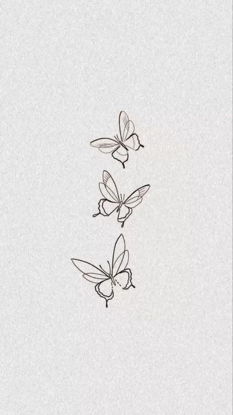 Butterfly Wallpaper 🦋🦋 | Tatuajes vintage, Tatuajes simplistas, Tatuajes petite Discreet Butterfly Tattoo, Cute Flower Tattoo Ideas, Easy Butterfly Design, Small Risk Tattoo, Butterfly Sleeves Tattoo, Tattoo Two Butterflies, Non Basic Butterfly Tattoo, Timeline Butterfly Tattoo, Butterfly Tattoo Between Chest