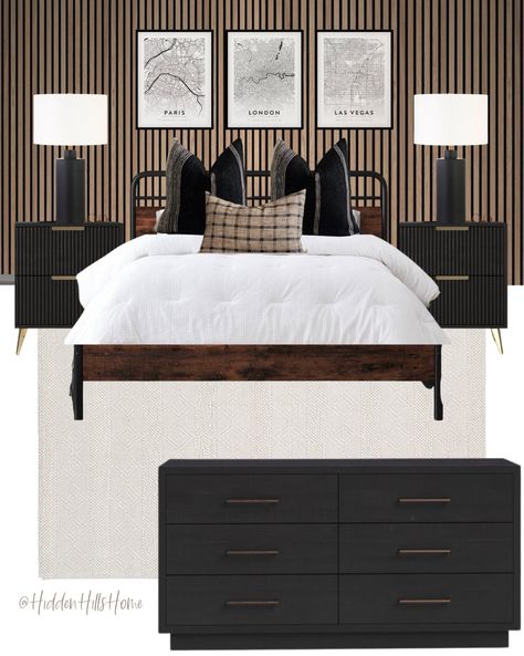 Shop Milligan Solid Wood Bed Frame with … and other curated products on LTK, the easiest way to shop everything from your favorite creators. Bachelor Bedroom Masculine Interior, Brown Wood Bed Frame, Young Mans Bedroom Ideas, Bachelor Bedroom, Male Bedroom Ideas, Nathan James, Solid Wood Bed Frame, Masculine Bedroom