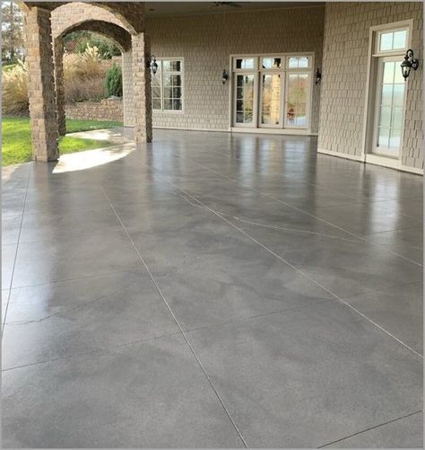 Stained Concrete Porch, Stained Concrete Flooring, Outdoor Concrete Stain, Water Based Concrete Stain, Concrete Stain Colors, Decorative Concrete Floors, Concrete Stain Patio, Paint Concrete Patio, Concrete Patio Designs