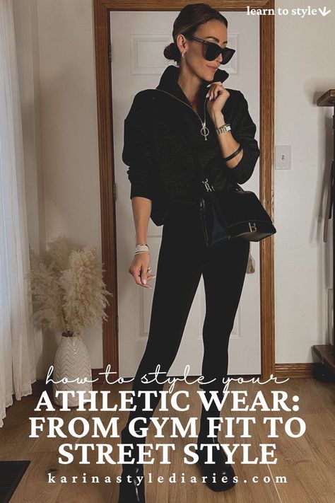 Gym To Dinner Outfit, Athleisure Looks Women, How To Style Gym Clothes, Bougie Athleisure, How To Style Workout Clothes, Athleisure Date Night Outfit, Sport Events Outfits, Muscular Woman Outfit Ideas, How To Wear Athleisure Fashion